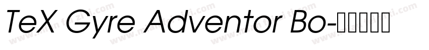 TeX Gyre Adventor Bo字体转换